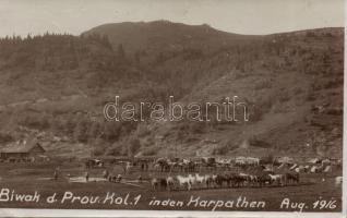 K.u.K. infantry division, camp in the Carpathian Mountains (b)