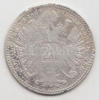 Ausztria 1869. 20Kr Ag "Ferenc József" T:3/3- Austria 1869. 20 Kreuzer Ag "Franz Joseph" C:F/VG