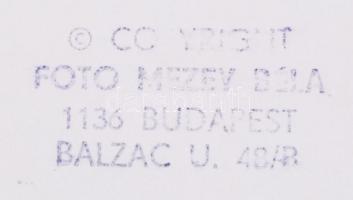 Cca 1960-80 13 db fotó a szocreál Budapest életképeiről, ebből 6 db feliratozott, (megtalálható közt...
