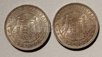 1938. 2P "Madonna" (2x) Ag T:2