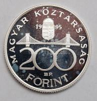 1995. 200Ft "Deák" Ag T:PP Csak 15000db!