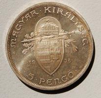 1938. 5P "Szt. István" Ag T:1/2