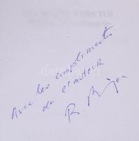 René Bonnerjea: Ma route vers toi. Poémes sur la Hongrie. Dedikált! Bp., 1998