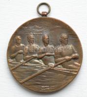 Berán Lajos (1882-1943) 1922. "Magyar Evezős Egyletek Országos Szövetsége - Rákospataki Díj" Br díjérem (40mm) T:2-