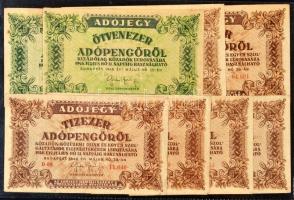 ~160db vegyes bankjegy, főleg a korona és pengő időszakból, pár külföldi papírpénz is, néhány hadifo...