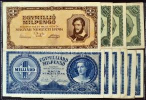 ~160db vegyes bankjegy, főleg a korona és pengő időszakból, pár külföldi papírpénz is, néhány hadifo...