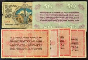 ~160db vegyes bankjegy, főleg a korona és pengő időszakból, pár külföldi papírpénz is, néhány hadifo...