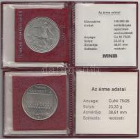 1982. 100Ft "Labdarúgó VB" + 1983. 100Ft "FAO" T:BU Eredeti tokban, tanúsítvánny...