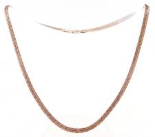 Ezüst (Ag.) nyaklánc, jelzett, nettó: 9 g, h:44 cm /Silver necklace