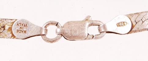 Ezüst (Ag.) nyaklánc, jelzett, nettó: 9 g, h:44 cm /Silver necklace