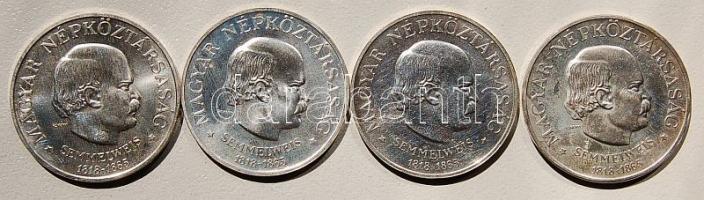 1968. 100Ft (4x) "Semmelweis" Ag T:BU