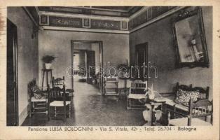 Bologna, Pensione Luisa Bolognini, Via S. Vitale / hotel interior