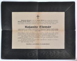 cca 1920 2 katona halotti értesítője