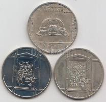 1985. 100Ft "Természetvédelem - Mocsári teknős" + 1985. 100Ft "Kulturális Fórum"...