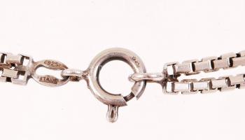 Ezüst (Ag.) karkötő, jelzett, nettó: 8 g, h:18 cm/ Silver bracelet
