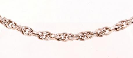 Ezüst (Ag.) nyaklánc, jelzett, nettó: 7 g, h:47 cm /Silver necklace