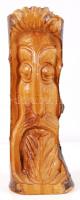 Faragott fa prófétafej /  Prophet, carved wooden figure, 32cm