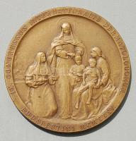 1935. "IX. Nemzeti Dermatológiai Kongresszus-Budapest" nagyalakú Br plakett. Szign:Vastagh...