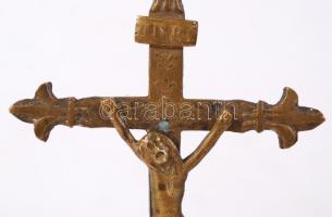 Bronz feszület / 
Bronze crucifix, 26cm