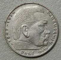 D.Reich 1936D 2M (Ag) T:3