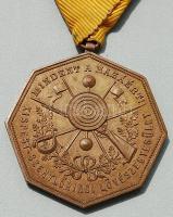 1906. "Kispest-Szentlőrinci Lövészegyesület" Br, szalaggal T:2