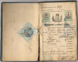 1876. Cselédkönyv / Dienstbotenbuch