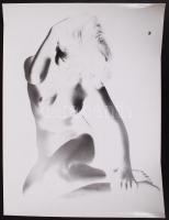 Cca 1970-1980 4 db erotikus fotó ismeretlen szerzőtől, 30x40 cm