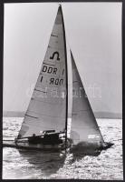 Cca 1970-1980 Balásy Pál: Soling. Vintage felvétel, 40x27 cm