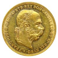 Ausztria 1902. 20K Au "Ferenc József" (6.78g/0.900) T:2 Austria 1902. 20 Corona Au "Franz Joseph I" (6.78g/0.900) C:XF