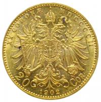 Ausztria 1902. 20K Au "Ferenc József" (6.78g/0.900) T:2
Austria 1902. 20 Corona Au "F...