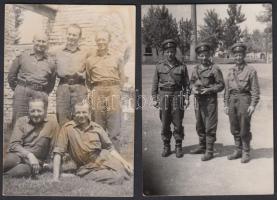 cca 1910-1940 4 db katonai fotó / military photos