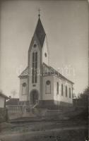 Érsekújvár környéke, Evangélikus templom / church, photo (Rb)