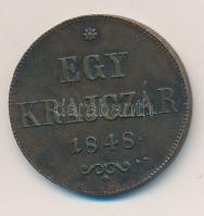 1848. 1Kr Cu T:2