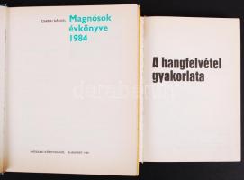2 db Csabai Dániel könyv: A hangfelvétel gyakorlata. Magnósok évkönyve 1984