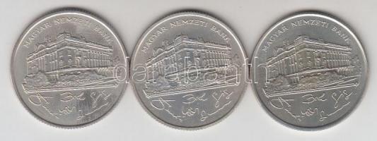 1993. 200Ft Ag "MNB" (3x) T:2