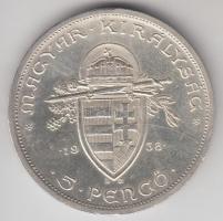 1938. 5P Ag "Szent István" T:2,2-