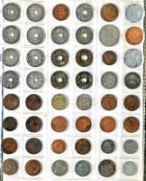 Hobbi fémpénz gyűjtemény berakóban T:vegyes