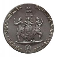 Kiss Nagy András (1930-) 1973. "Magyar Nemzetért / Erdély" Ag emlékérem (62.6g/0.999/42mm)...