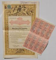 Ausztria 1868. Dekoratív államadóssági kötvény