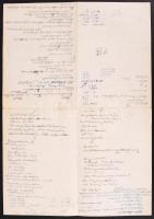 1941 Árfolyamlap, Felelősszerkesztő: Somogyi Tibor