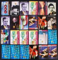 250 db vegyes telefonkártya