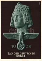 1938 Tag der deutschen Kunst, NS Propaganda, Ga. So.Stpl