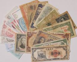 298 klf bankjegy, egész világ, régi és új, benne Kína, Oroszország, tengerentúl, több , mint 80%-a hajtatlan T:I,II,III,IV