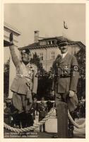 1937 Adolf Hitler and Benito Mussolini in Berlin So.Stpl