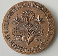 1981. Extrém nagyalakú zsűrizett "Dr. Adam Politzer" Br plakett, igen kis példányszámban s...