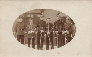 1909 Offenbach, German officers, group photo