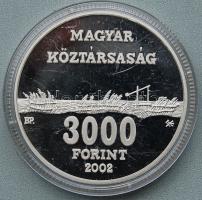 2002. 3000Ft "Hortobágyi Nemzeti Park" Ag T:PP Csak 5000db!