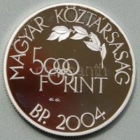 2004. 5000Ft "XVIII. Nyári Olimpia" Ag T:PP