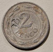 1942. 2P "Sarló-kalapács" ellenjeggyel T:2/3