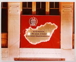 1960 A vízgazdálkodás 15 éves fejlődése kiállítás. Érdekes kis példányszámú mappa rengeteg eredeti f...